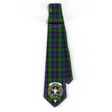 Murray Tartan Classic Necktie with Family Crest