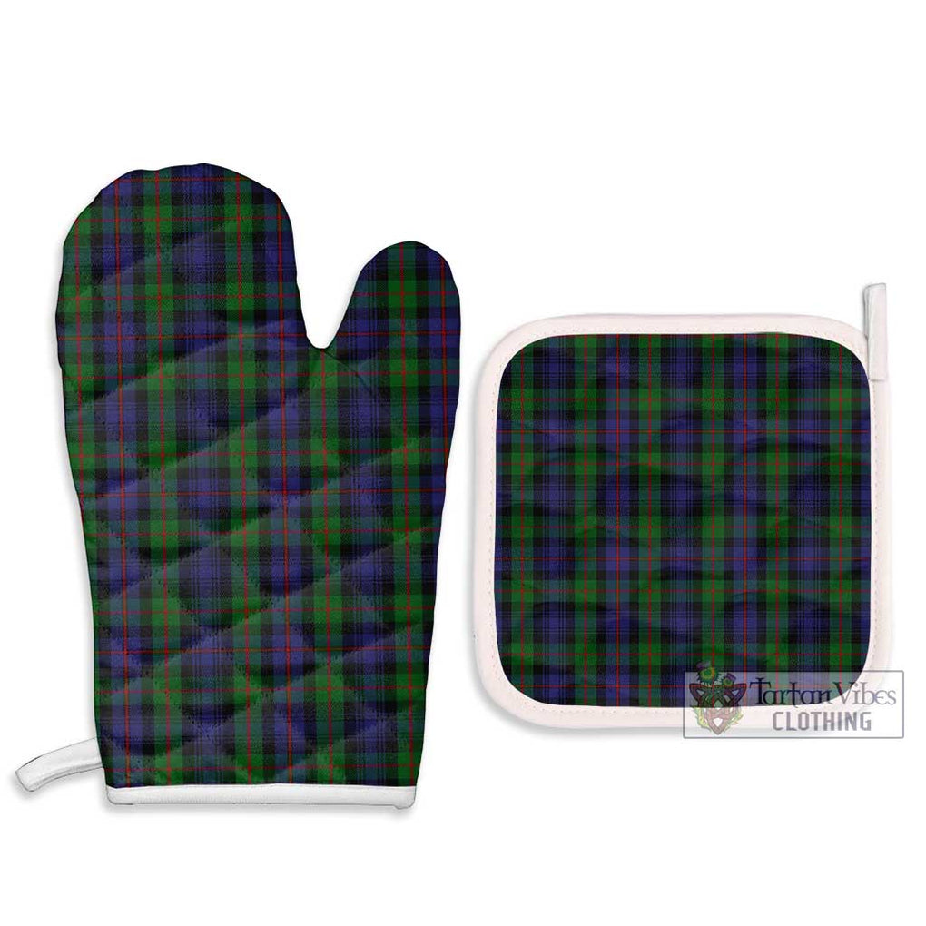 Murray Tartan Combo Oven Mitt & Pot-Holder Combo 1 Oven Mitt & 2 Pot-Holder White - Tartan Vibes Clothing