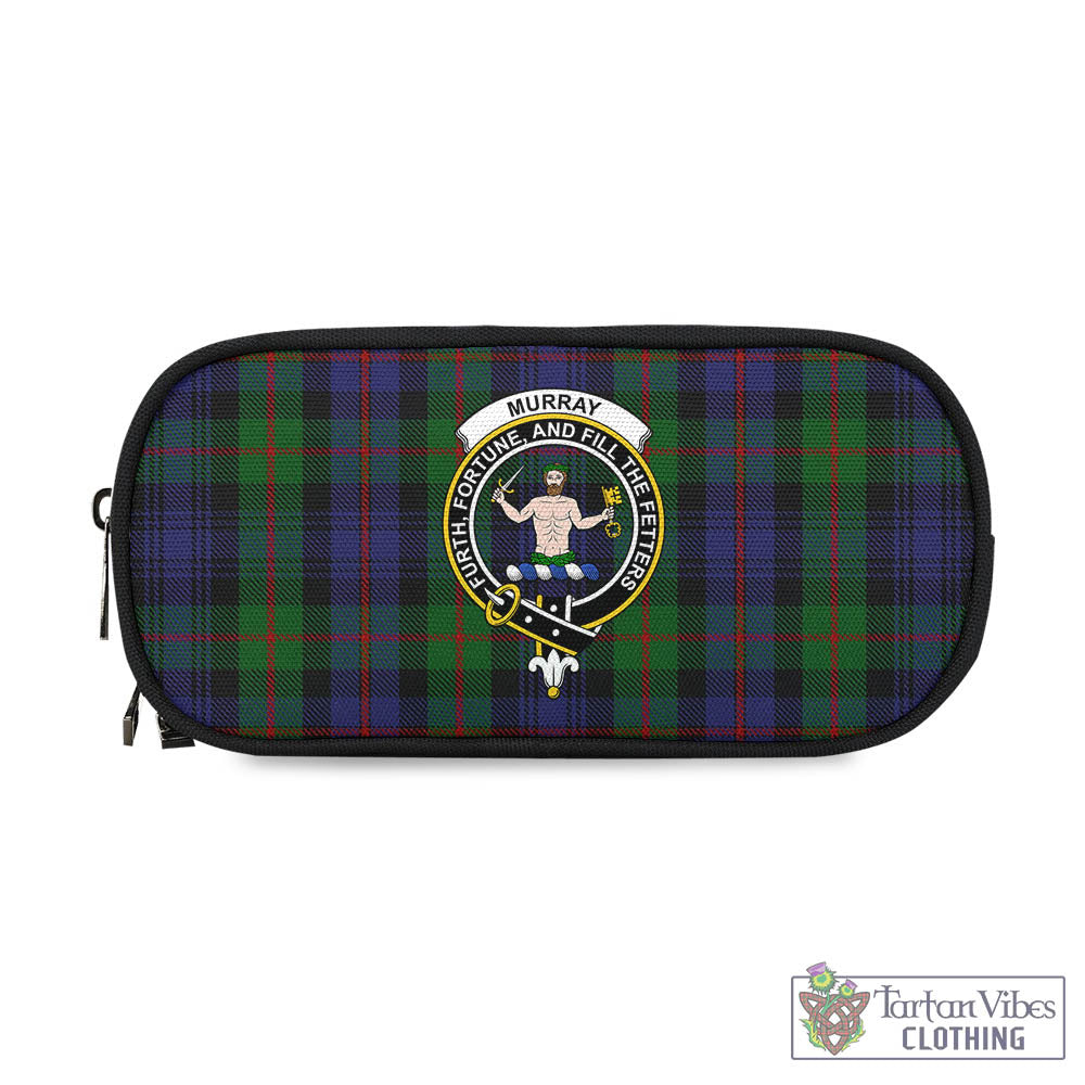 Tartan Vibes Clothing Murray of Atholl Tartan Pen and Pencil Case with Family Crest
