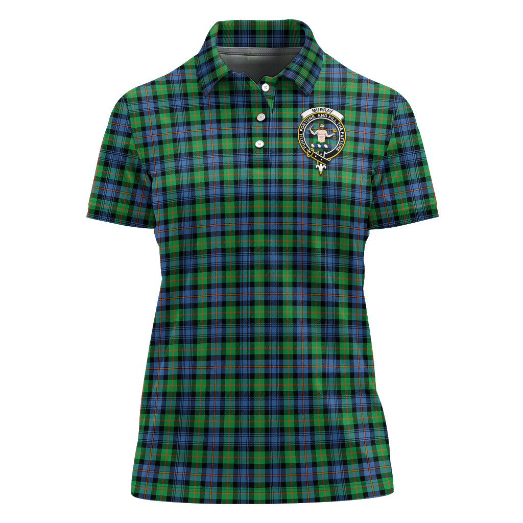 murray-of-atholl-ancient-tartan-polo-shirt-with-family-crest-for-women