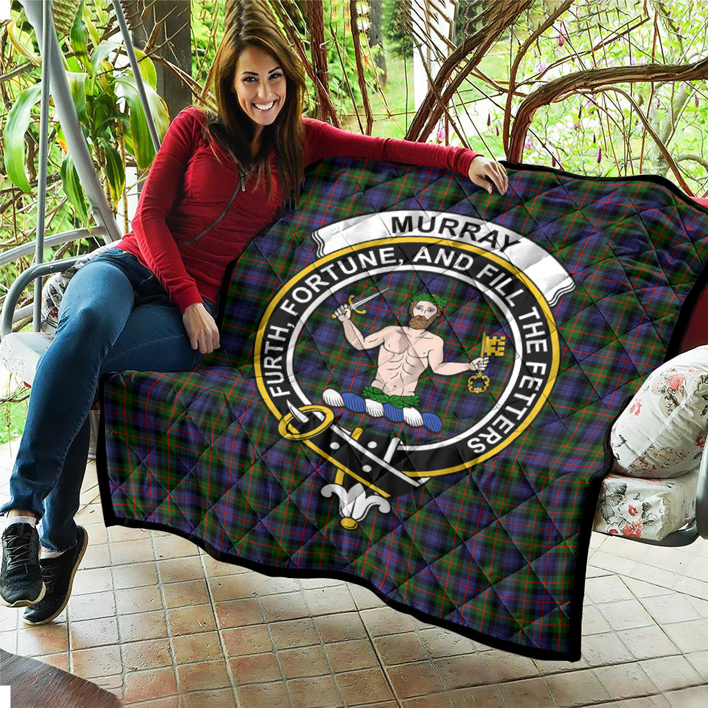murray-of-atholl-modern-tartan-quilt-with-family-crest