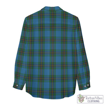 Murray of Elibank Tartan Womens Casual Shirt with Family Crest
