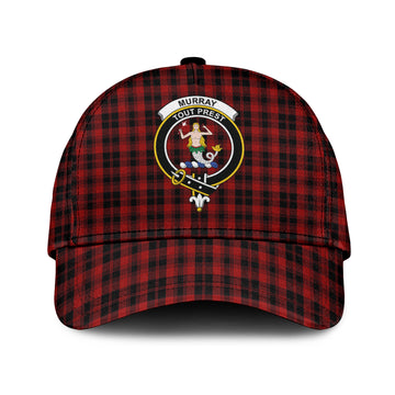 Murray of Ochtertyre Tartan Classic Cap with Family Crest