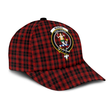 Murray of Ochtertyre Tartan Classic Cap with Family Crest