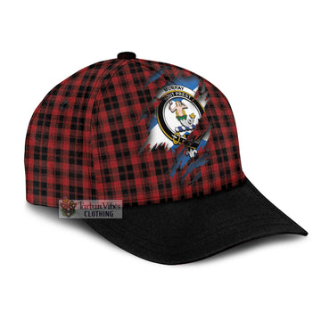 Murray of Ochtertyre Tartan Classic Cap with Family Crest In Me Style
