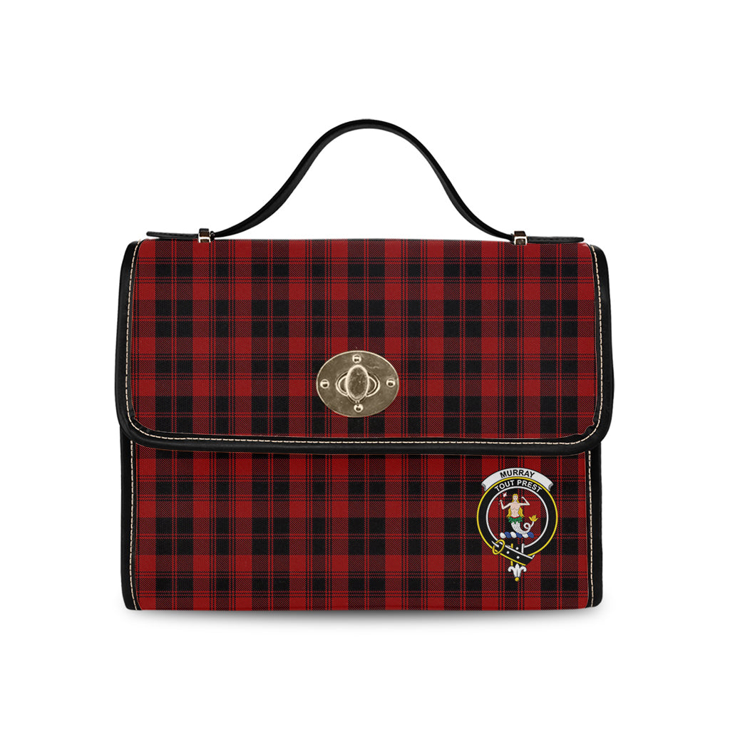 murray-of-ochtertyre-tartan-leather-strap-waterproof-canvas-bag-with-family-crest