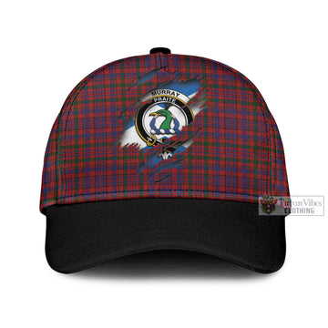 Murray of Tullibardine Tartan Classic Cap with Family Crest In Me Style