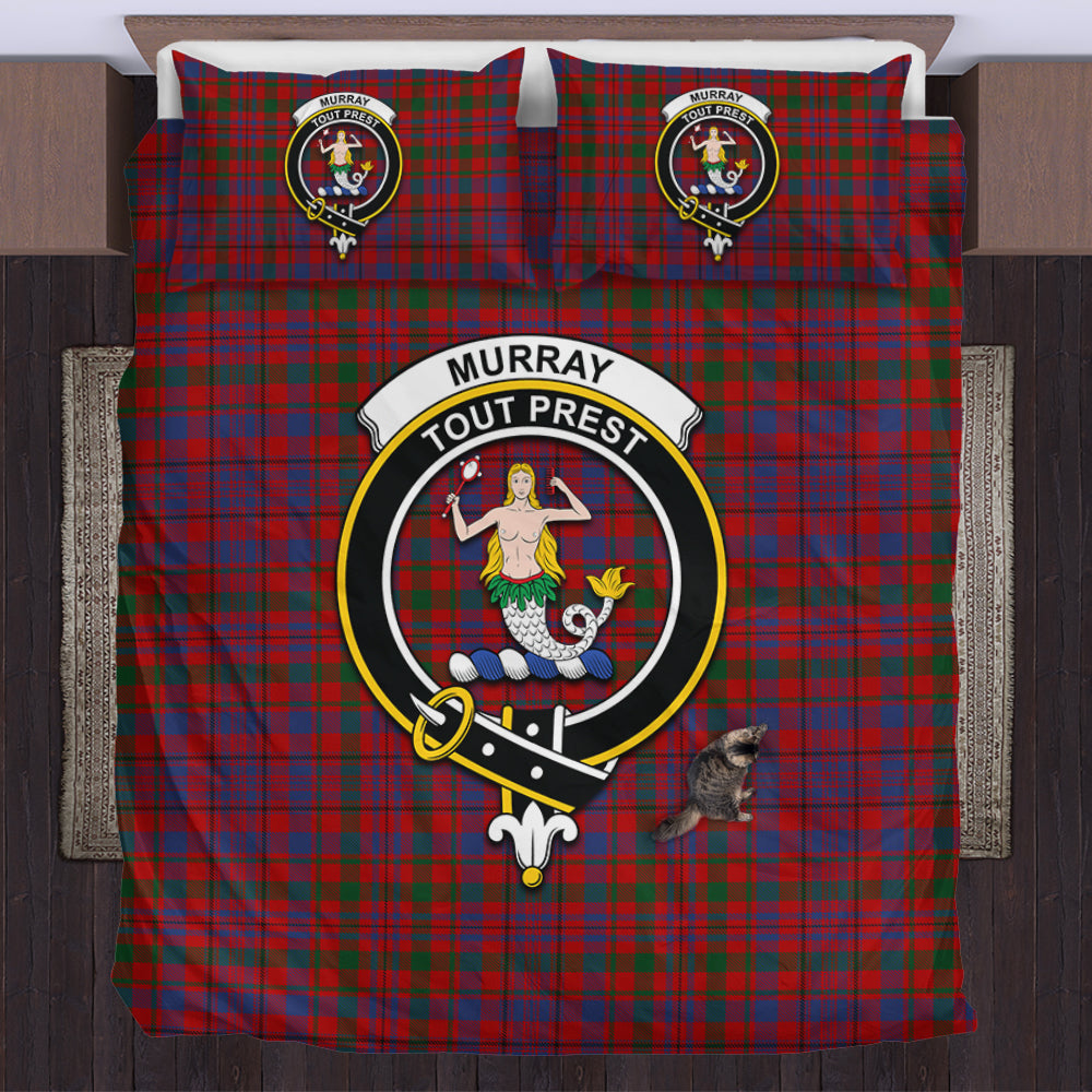 murray-of-tullibardine-tartan-bedding-set-with-family-crest