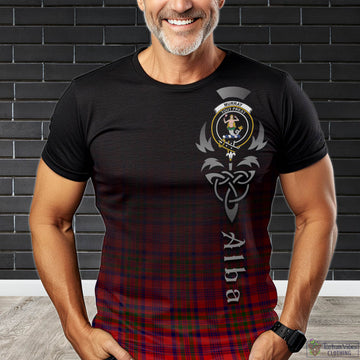 Murray of Tulloch Modern Tartan T-Shirt Featuring Alba Gu Brath Family Crest Celtic Inspired