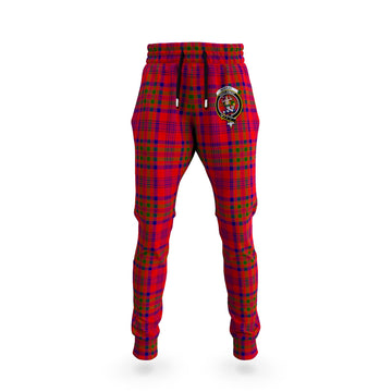 Murray of Tulloch Modern Tartan Joggers Pants with Family Crest