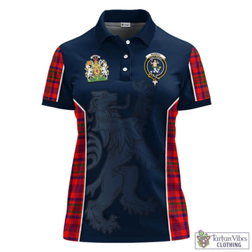 Murray of Tulloch Modern Tartan Women's Polo Shirt with Family Crest and Lion Rampant Vibes Sport Style
