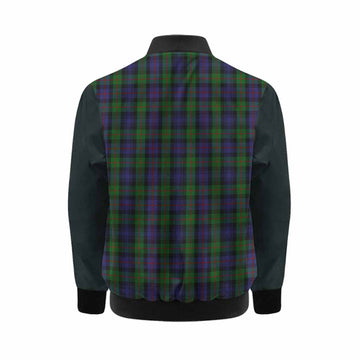 Murray Tartan Accent Kid Bomber Jacket with Family Crest