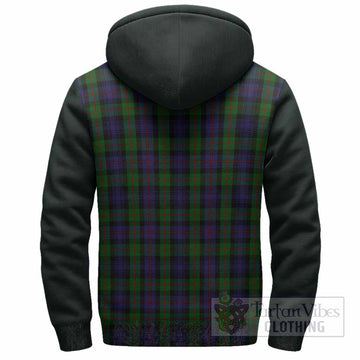 Murray Tartan Accent Sherpa Hoodie with Family Crest