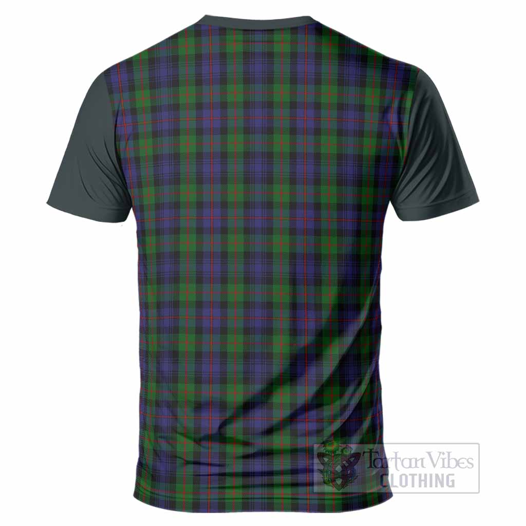 Murray Tartan Accent T-Shirt with Family Crest