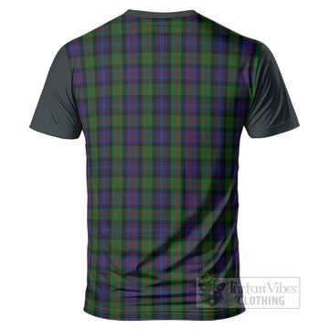 Murray Tartan Accent T-Shirt with Family Crest