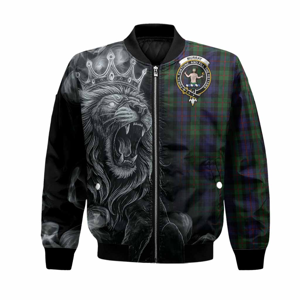 Murray Tartan Bomber Jacket Roaring Lion Heritage