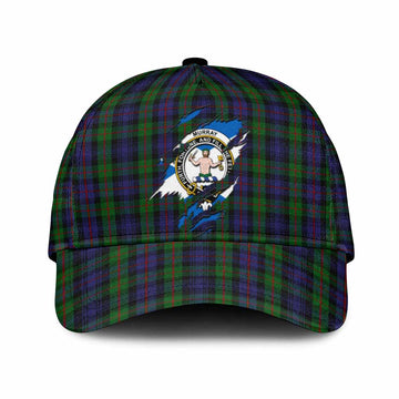 Murray Tartan Classic Cap with Family Crest In Me Style