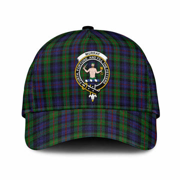 Murray Tartan Classic Cap with Family Crest