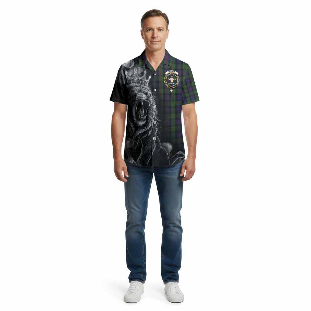 Murray Tartan Cotton Hawaiian Shirt Roaring Lion Heritage