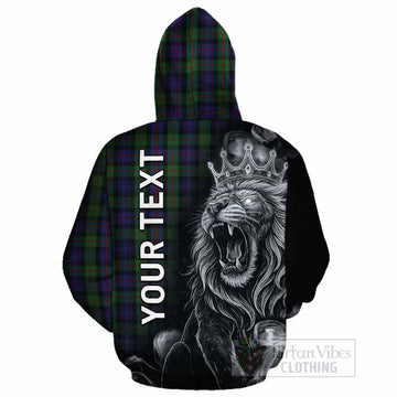 Murray Tartan Cotton Hoodie Roaring Lion Heritage