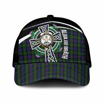 Murray Tartan Crest Classic Cap Scottish Thistle Celtic Cross Alba Gu Brath
