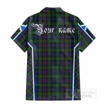 Murray Tartan Crest Cotton Hawaiian Shirt Scotland Coat of Arm Flag Style - Tartan Vibes Clothing