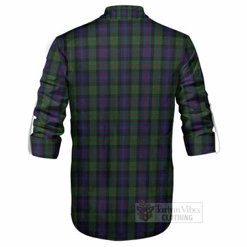 Murray Tartan Crest Ghillie Shirt Ferocious Lion Style