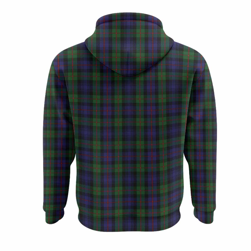 Murray Tartan Crest Hoodie Ferocious Lion Style