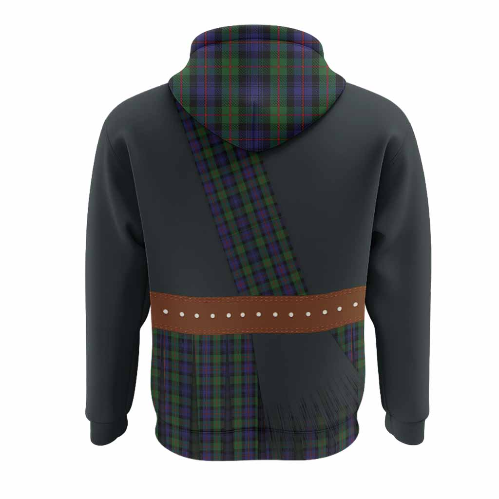 Murray Tartan Crest Hoodie Kilt Costume Style