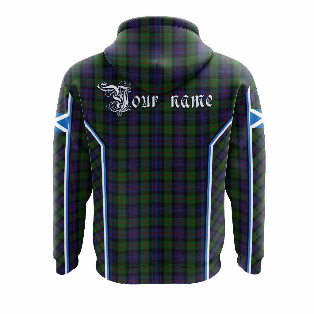 Murray Tartan Crest Hoodie Scotland Coat of Arm Flag Style - Tartan Vibes Clothing