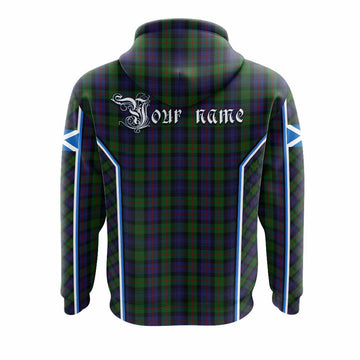 Murray Tartan Crest Hoodie Scotland Coat of Arm Flag Style