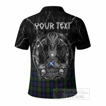 Murray Tartan Crest Polo Shirt Celtic Odin's Raven Legacy