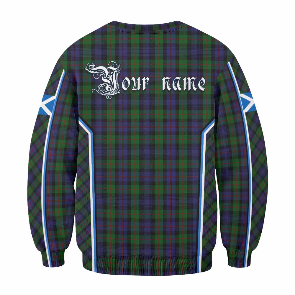 Murray Tartan Crest Sweatshirt Scotland Coat of Arm Flag Style - Tartan Vibes Clothing