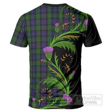 Murray Tartan Crest T-Shirt Scottish Thistle Pride Heritage Art