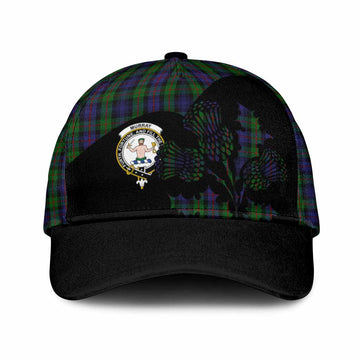 Murray Tartan Family Crest Classic Cap Scotland Thistle Floral Flag Style