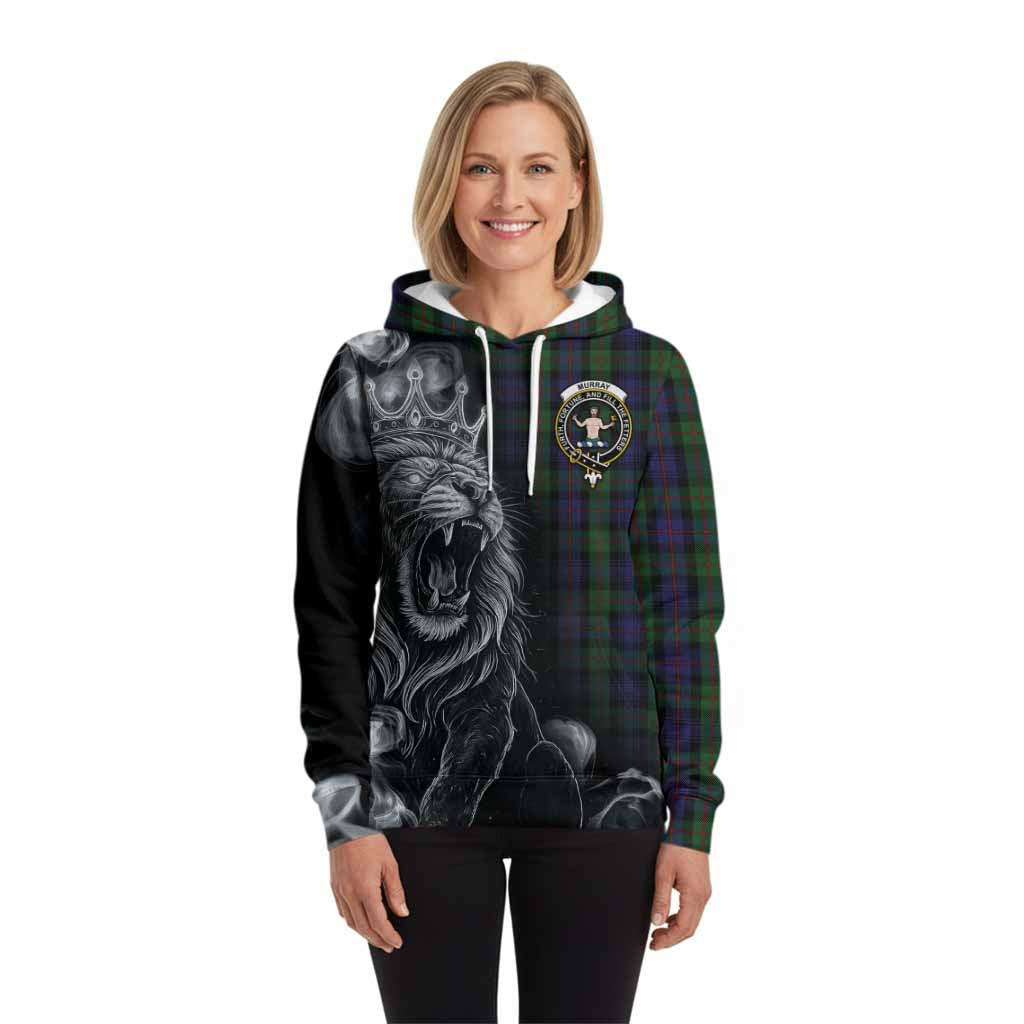 Murray Tartan Hoodie Roaring Lion Heritage