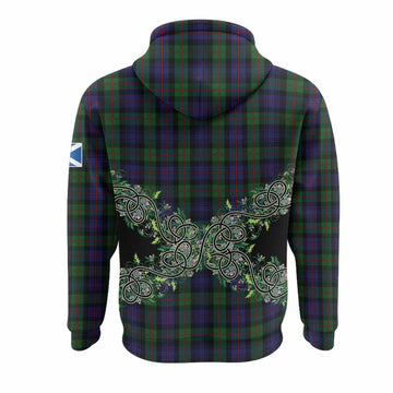 Murray Tartan Hoodie Thistle Scottish Spirit
