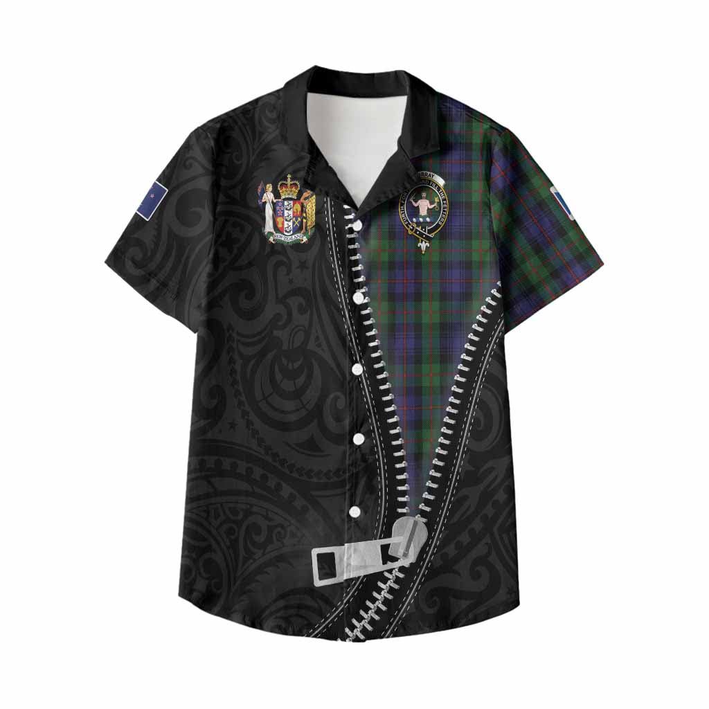 Murray Tartan Kid Hawaiian Shirt New Zealand Pattern Unique Zipper Stylized