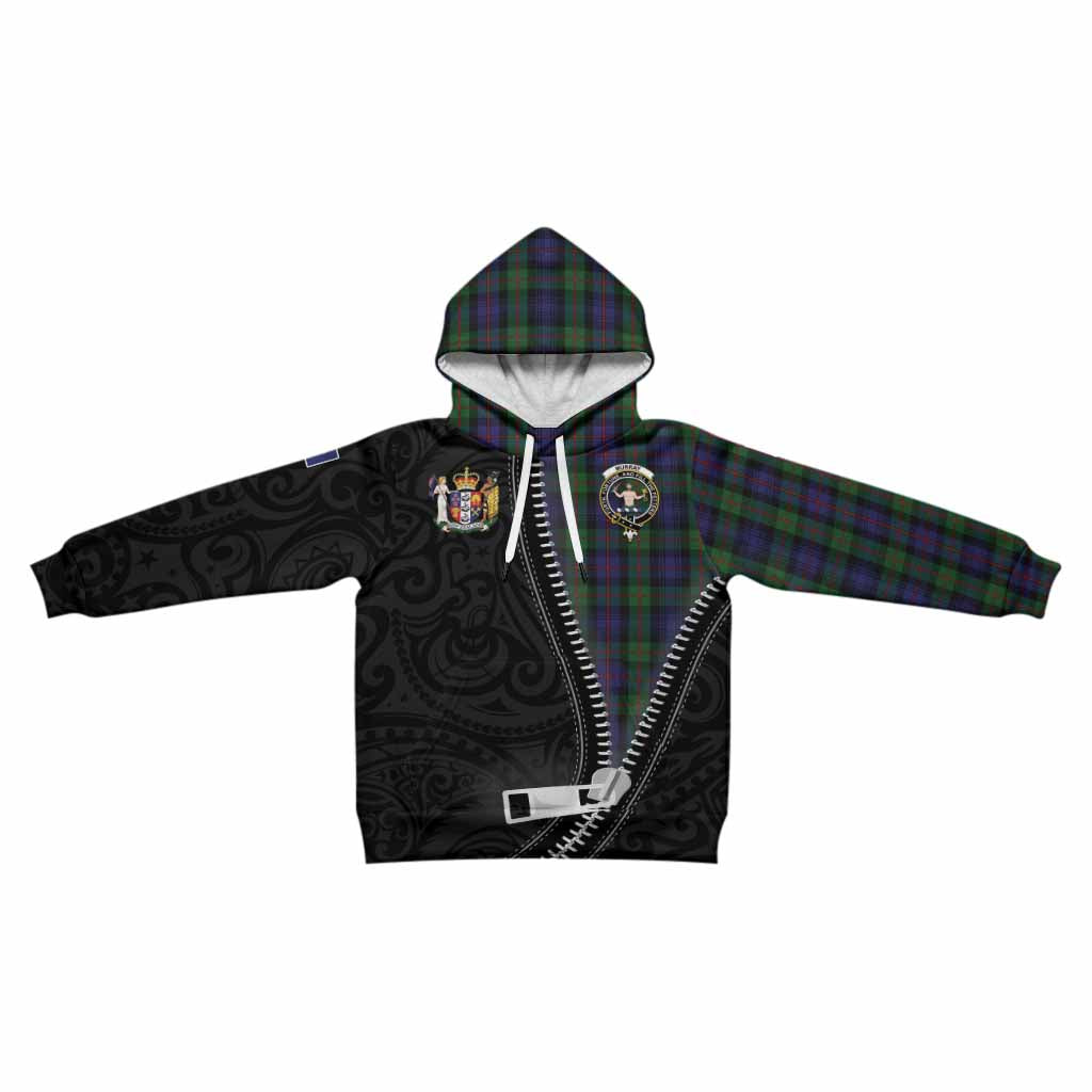 Murray Tartan Kid Hoodie New Zealand Pattern Unique Zipper Stylized