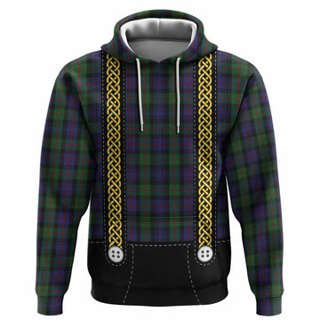 Murray Tartan Lederhosen Costume Hoodie Scotland Celtic Knot Motif