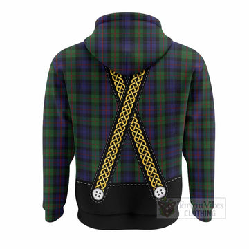 Murray Tartan Lederhosen Costume Hoodie Scotland Celtic Knot Motif