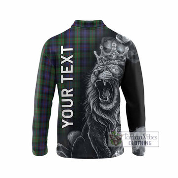 Murray Tartan Long Sleeve Polo Shirt Roaring Lion Heritage