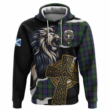 Murray Tartan Scottish Hoodie Lion Celtic Heritage