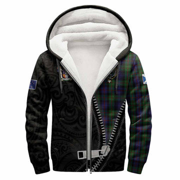 Murray Tartan Sherpa Hoodie New Zealand Pattern Unique Zipper Stylized
