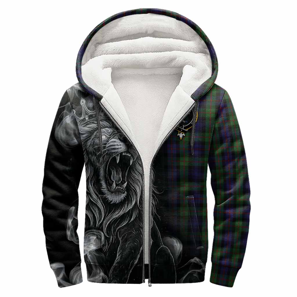 Murray Tartan Sherpa Hoodie Roaring Lion Heritage