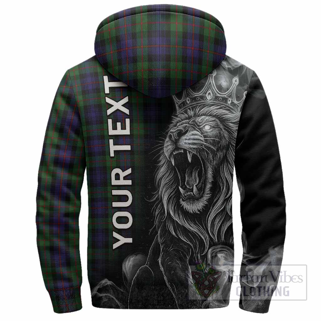 Murray Tartan Sherpa Hoodie Roaring Lion Heritage