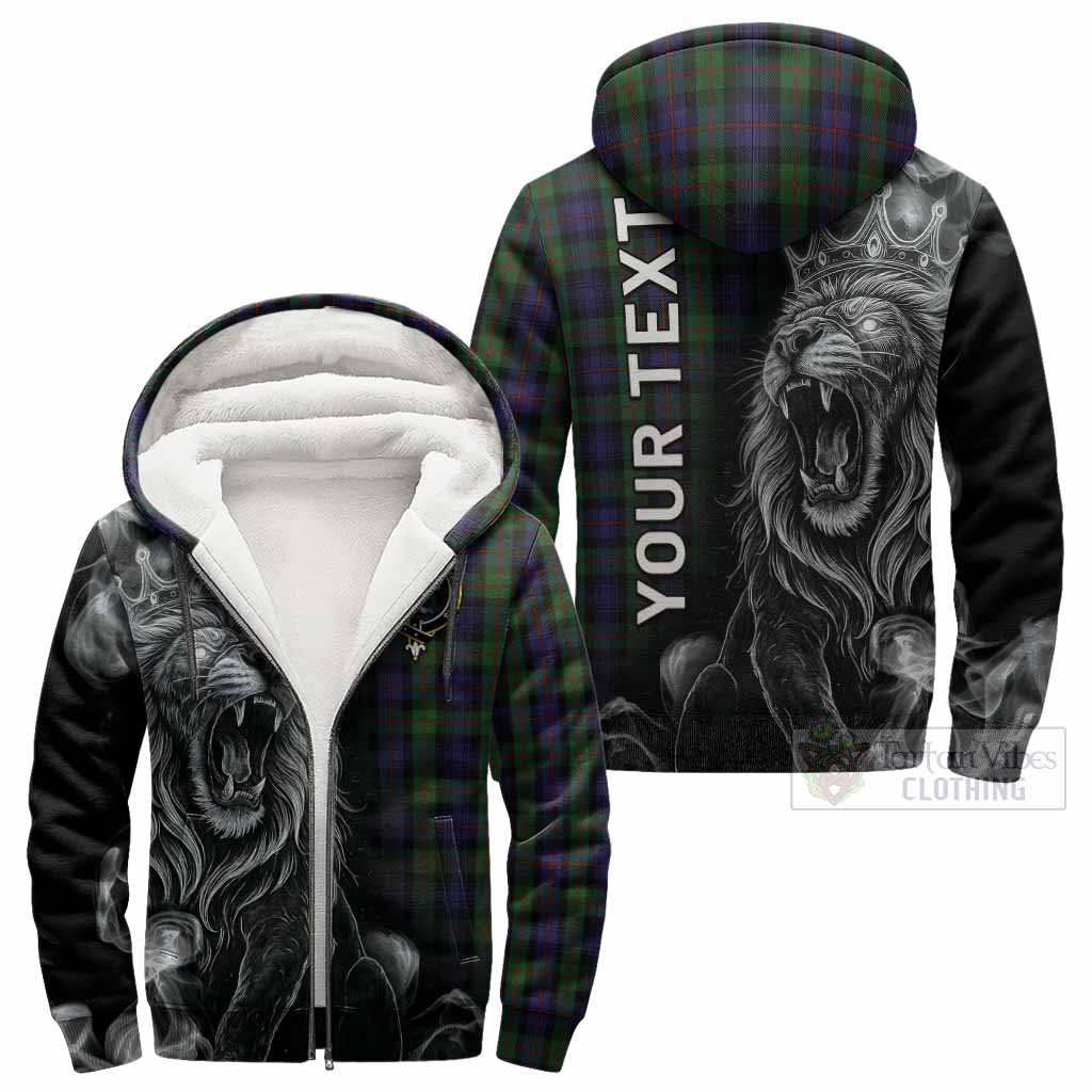 Murray Tartan Sherpa Hoodie Roaring Lion Heritage