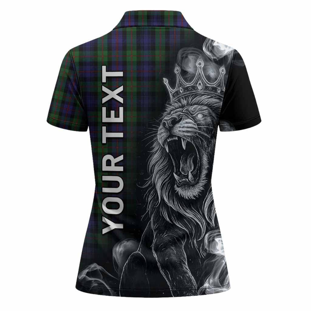 Murray Tartan Women Polo Shirt Roaring Lion Heritage