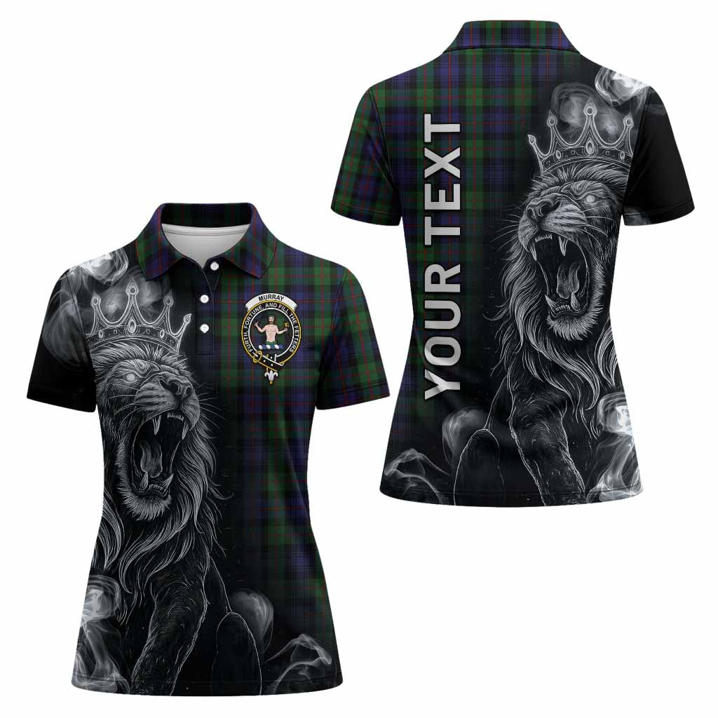 Murray Tartan Women Polo Shirt Roaring Lion Heritage