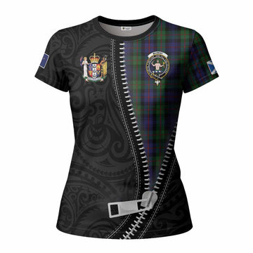 Murray Tartan Women T shirt New Zealand Pattern Unique Zipper Stylized